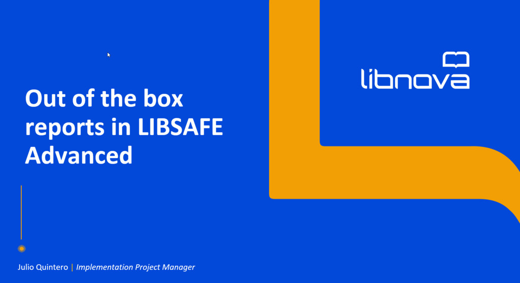 LIBSAFE ADVANCED: Preservation reports