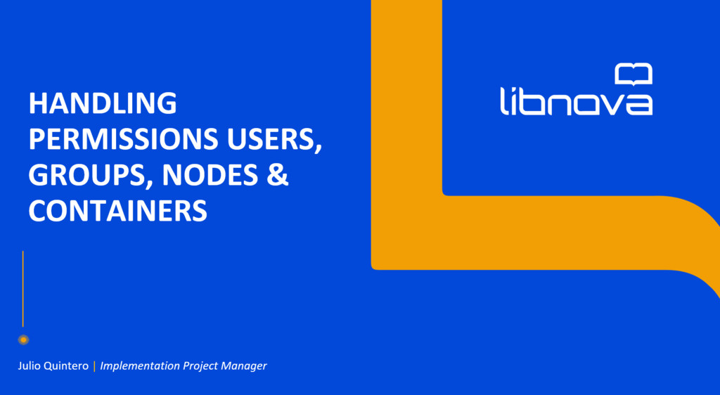 Miniature of LIBSAFE ADVANCED: Permissions USER, GROUPS, NODES and CONTAINERS